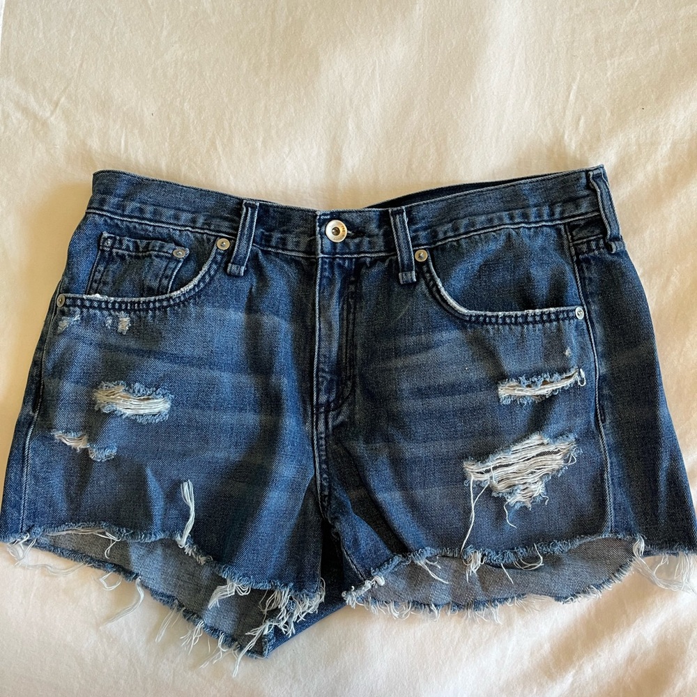 Rag and bone jean shorts . Size 28